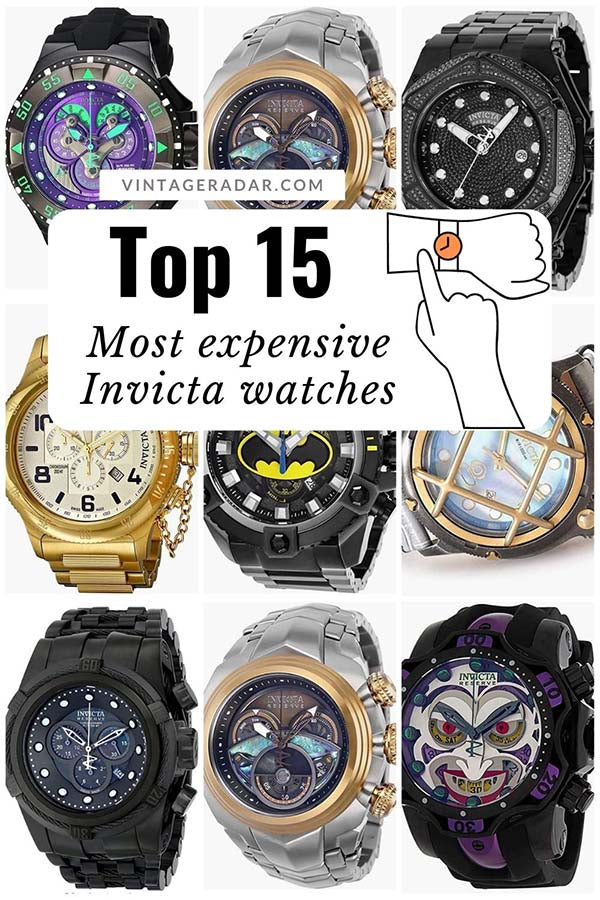 Top 10 mejores relojes Invicta para hombres  Revisión de relojes Invicta  para hombres – Vintage Radar