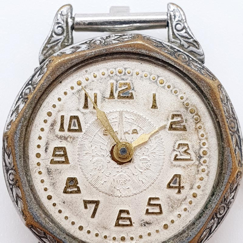 1980er Jahre Citizen Crystron Day Datum Quarz Uhr für Teile