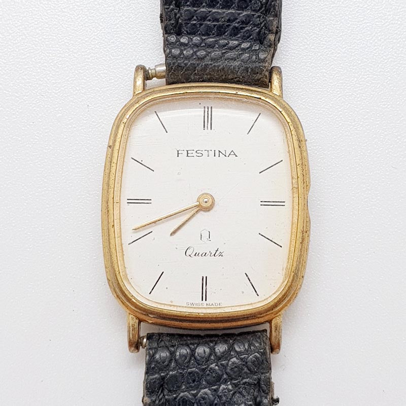 Reloj Suizo Quartz Marca Reloj Quartz Cuarzo Ovalado Festina