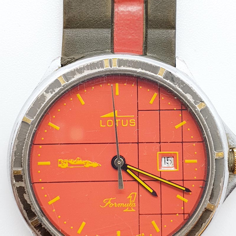 Red Lotus Formula 1 Swiss Made Watch for Parts & Repair - NOT