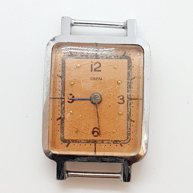 Orefa Rectangular Military 15 Jewels Adjustments Watch for Parts - Main Image