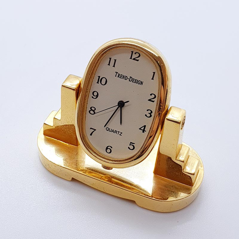 Petite Horloge à Poser Vintage – Pendule En Métal Pour Pièces Ou Restauration