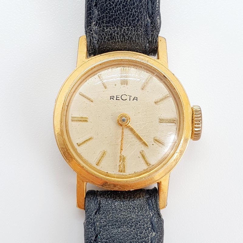 Recta 17 Jewels Swiss-Made Mechanical Watch for Parts & Repair