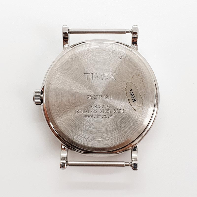 Black Dial Timex Indiglo Men's Watch for Parts & Repair NOT WORKING