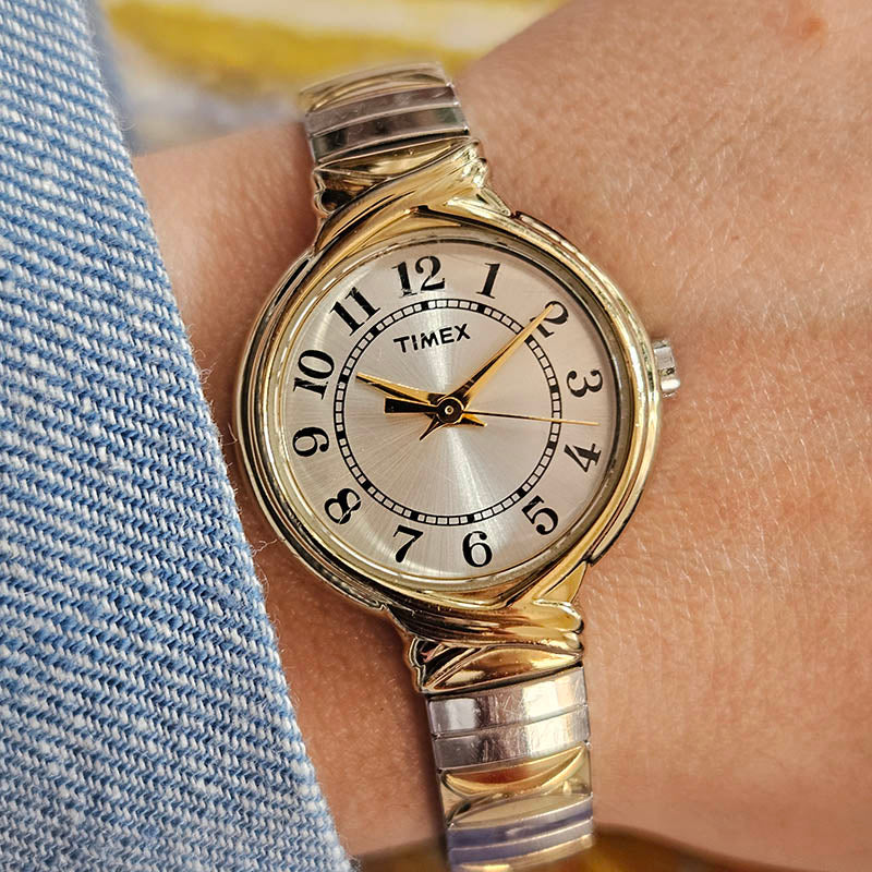 Vintage Two-tone Timex Women display picture 2