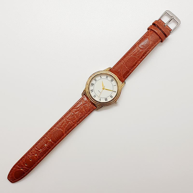 Orologio Analogico Al Quarzo Con Numeri Romani – Cinturino In Pelle, Cassa Acciaio, 30m Impermeabile, Uomo/Donna - 3