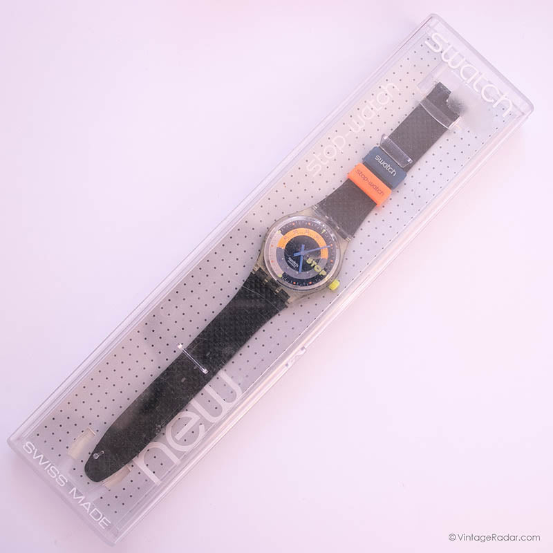 Vintage Swatch SSK100 COFFEE BREAK Watch | 90s Swatch Stop Watch