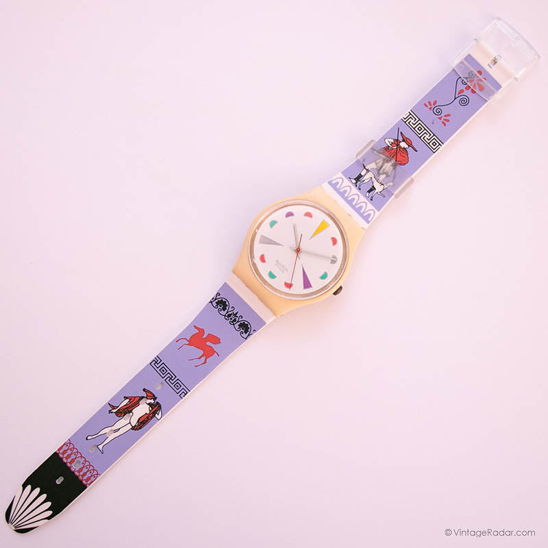 Swatch Watch - GW109 - TUTTI FRUTTI 1987 Swatch GW109 TUTTI FRUTTI Watch | RARE 80s Vintage  main image 4