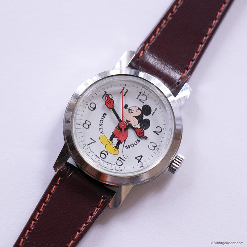 Rare Vintage Bradley Mickey Mouse Mechanical Watch Disney  display picture 1