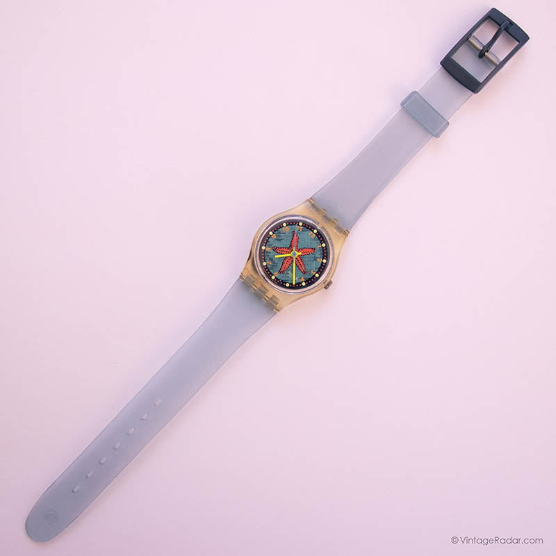1992 Vintage Swatch Lady LK135 RISING STAR Watch | Star Fish  display picture 1