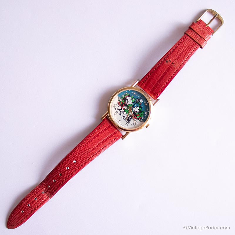 Vintage Mickey Mouse and Minnie Watch Christmas Edition by  display picture 2