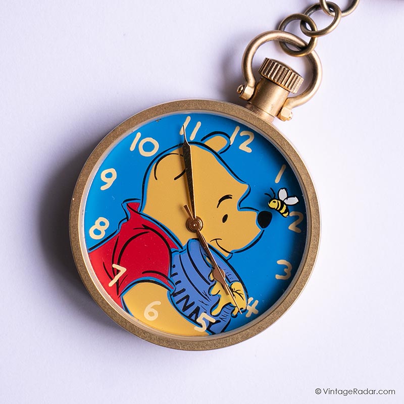 Rare Timex Winnie the Pooh Pocket Watch | Disney Memorabilia