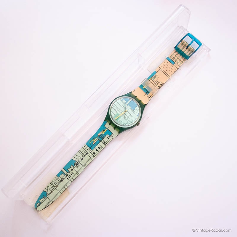1990 METROSCAPE GN109 Swatch Watch | Swiss-made Vintage Watch