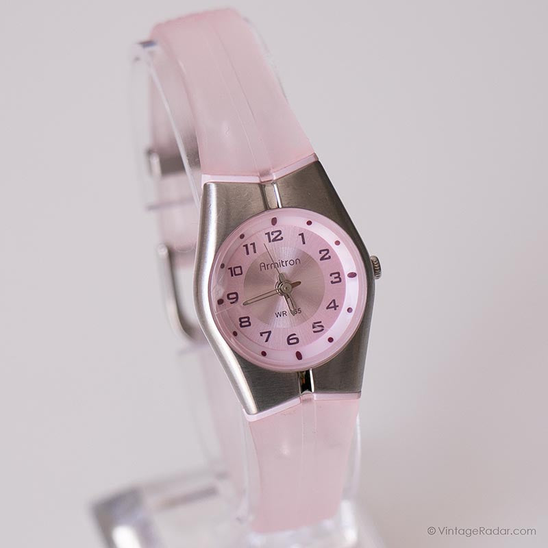 Vintage Pink Dial Armitron Watch | Japan Quartz Sports Watch  display picture 3