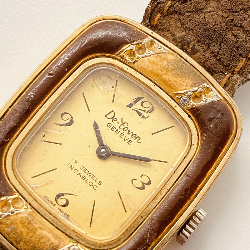 De-Coven GENEVE 手巻き swiss vintage アンティーク De-Coven GENEVE 手巻き swiss vintage アンティーク最 安 価格