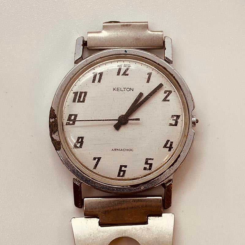 1970s Kelton Armachoc by Timex French Watch for Parts & Repair