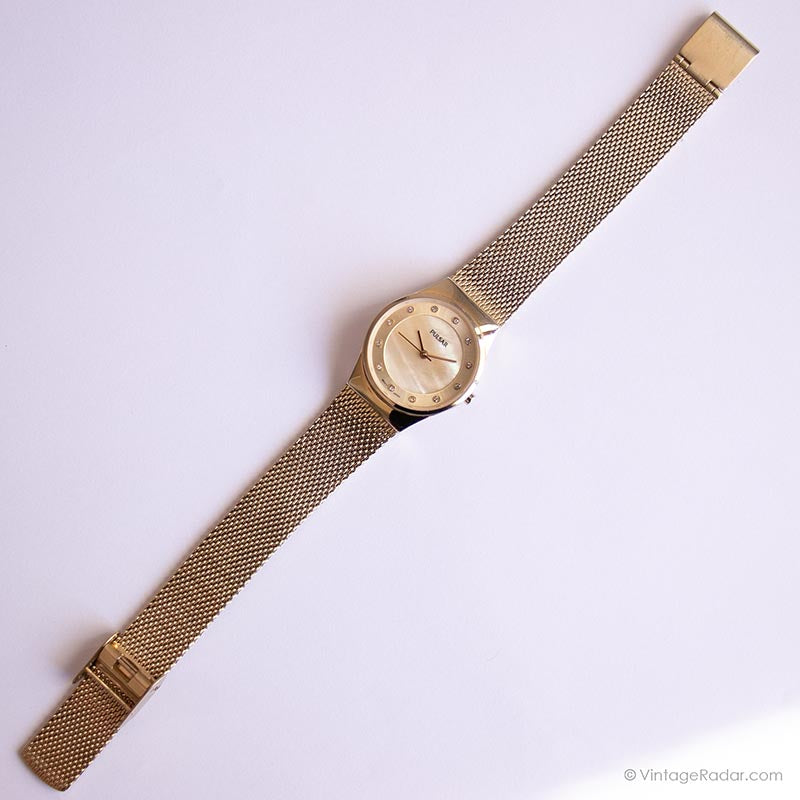 Vintage Pulsar Pearl Dial Watch
