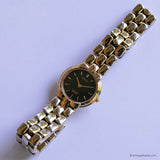 Black Dial Gold Noblia Citizen Cuarzo | Citizen 4420 E40387 Vestido reloj