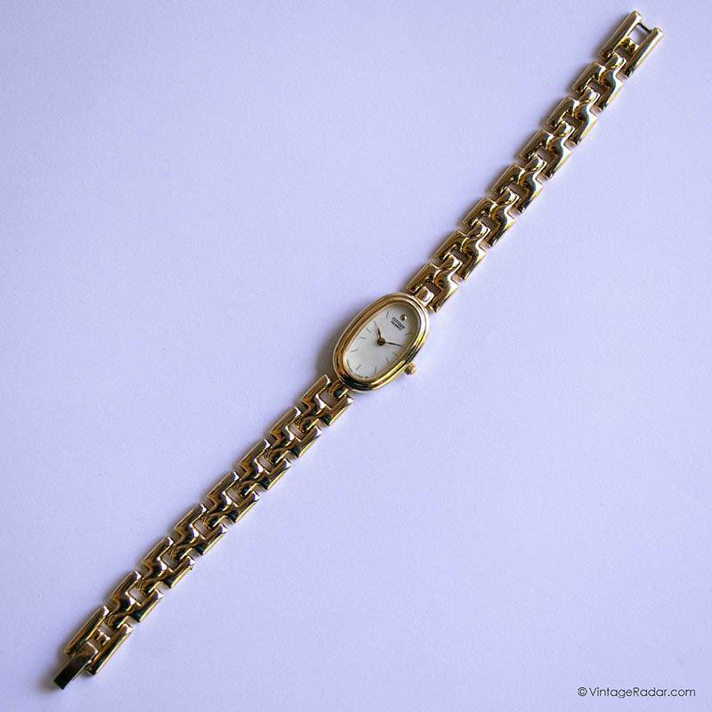 Vintage Citizen Ladies Watch 5421-F42724 | Tiny Gold-tone  display picture 3