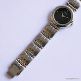 Tono plateado vintage Bulova De las mujeres reloj | Caravelle Cuarzo analógico