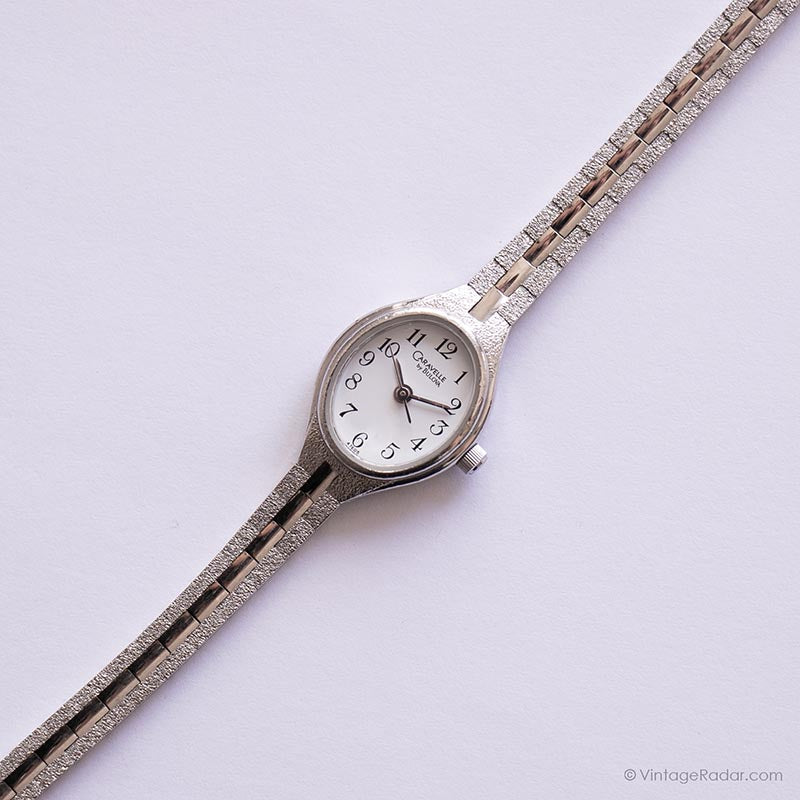 Vintage Tiny Caravelle by Bulova Watch | Ladies Oval Dial  display picture 1