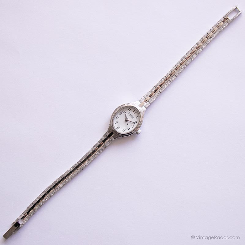 Vintage Tiny Caravelle by Bulova Watch | Ladies Oval Dial  display picture 1