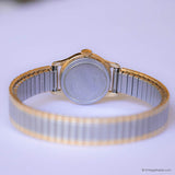 Elegante Timex reloj para mujeres | Damas dos tono Timex Reloj CR 1216 Cell Cell