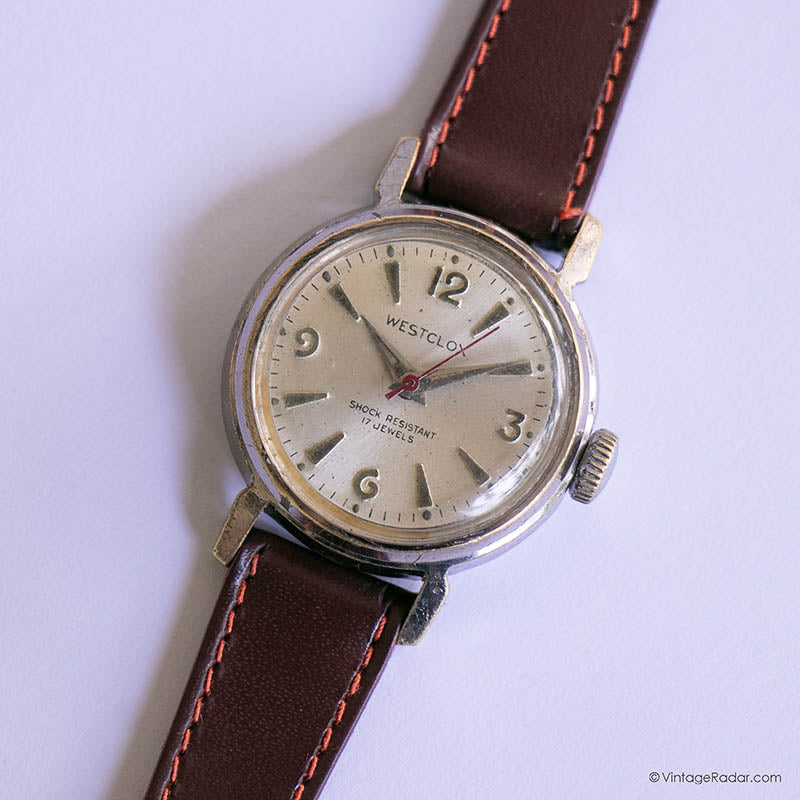 Westclox 17 Jewels Mechanical Watch | Shock Resistant Vintage