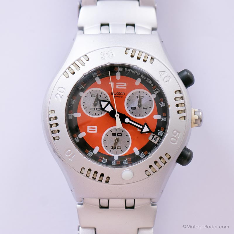 Swatch Scuba 200 Valore Raro Satsuma Swatch Irony Scuba 200 Chrono