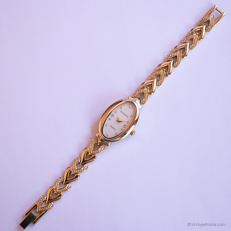 Vintage Dufonte Ladies Watch | Dainty Gold-tone Occasion  display picture 2