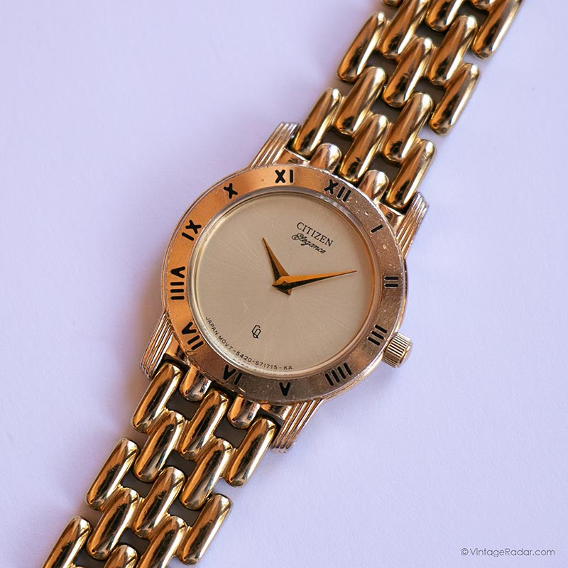 Citizen elegance gold watch best sale