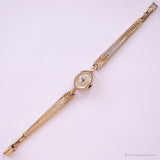 Helbros 21 Juwelen Luxus für Frauen Uhr | Gold-Ton-mechanischer Mechanik Uhr