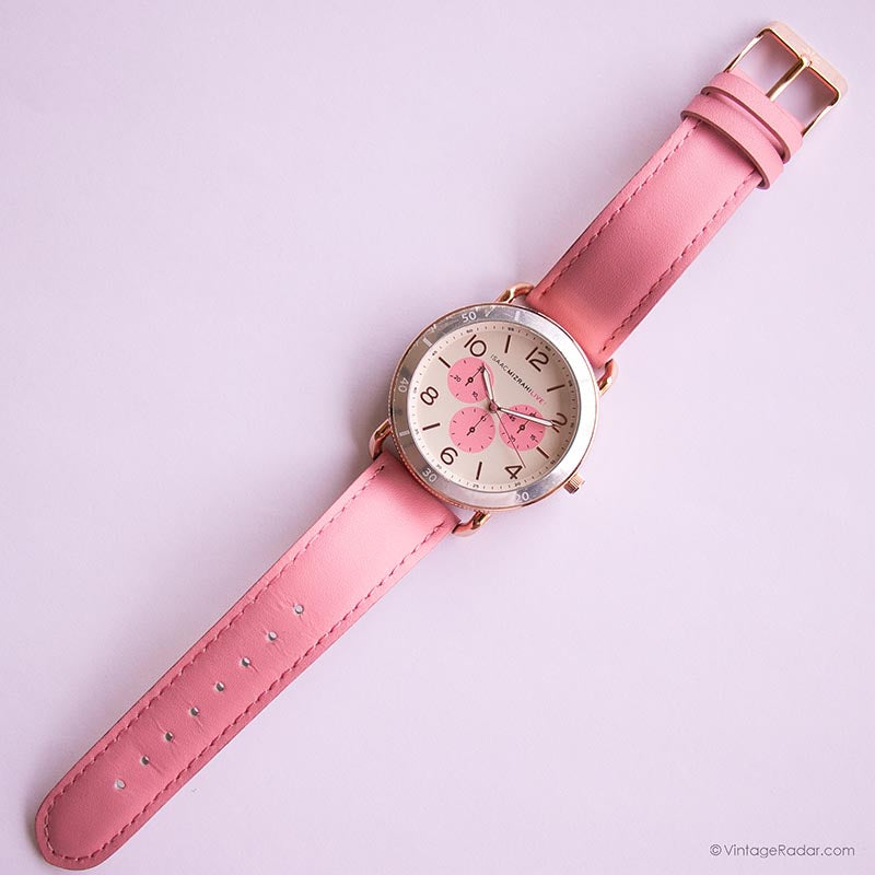 Pre-owned Rose-gold Isaac Mizrahi Womens Watch with Pink  display picture 3