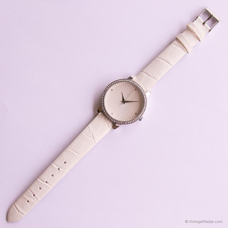 Pre-owned Silver-tone Manhattan by Croton Watch with White  display picture 1