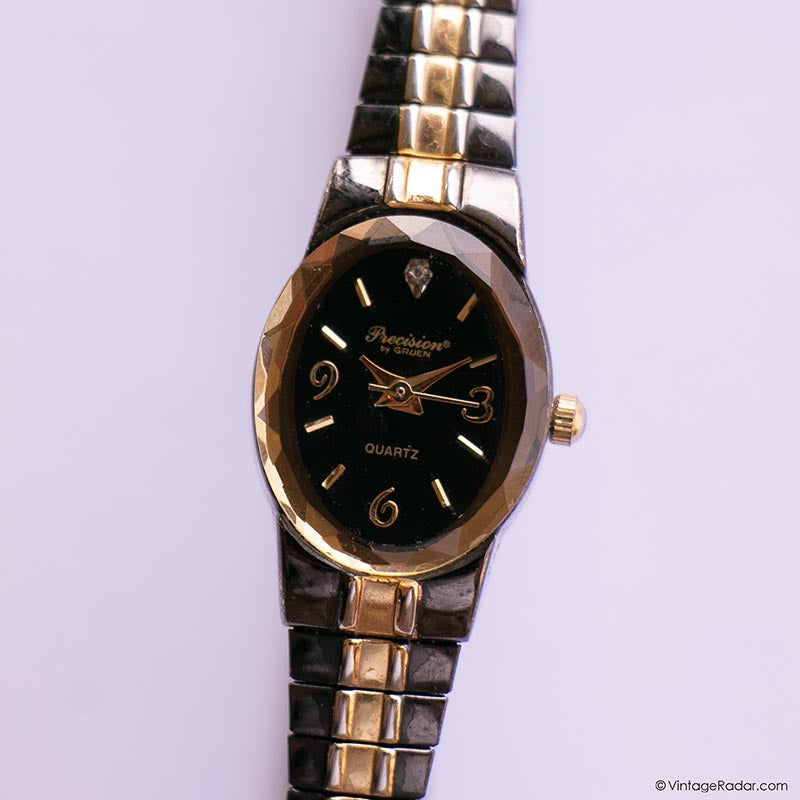 Vintage Precision by Gruen Tiny Wristwatch with Two-tone 