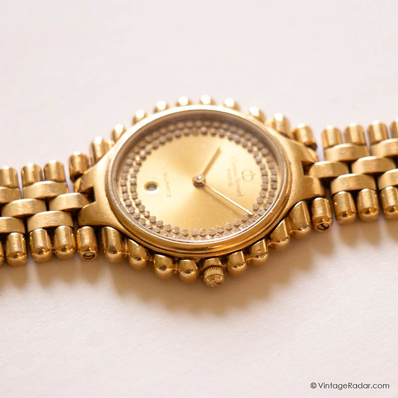 Vintage Christian Bernard Paris Watch for Her 18K Gold