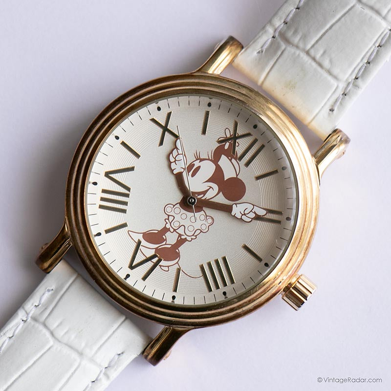 Elegant Vintage Minnie Mouse Watch for Women with White  display picture 1