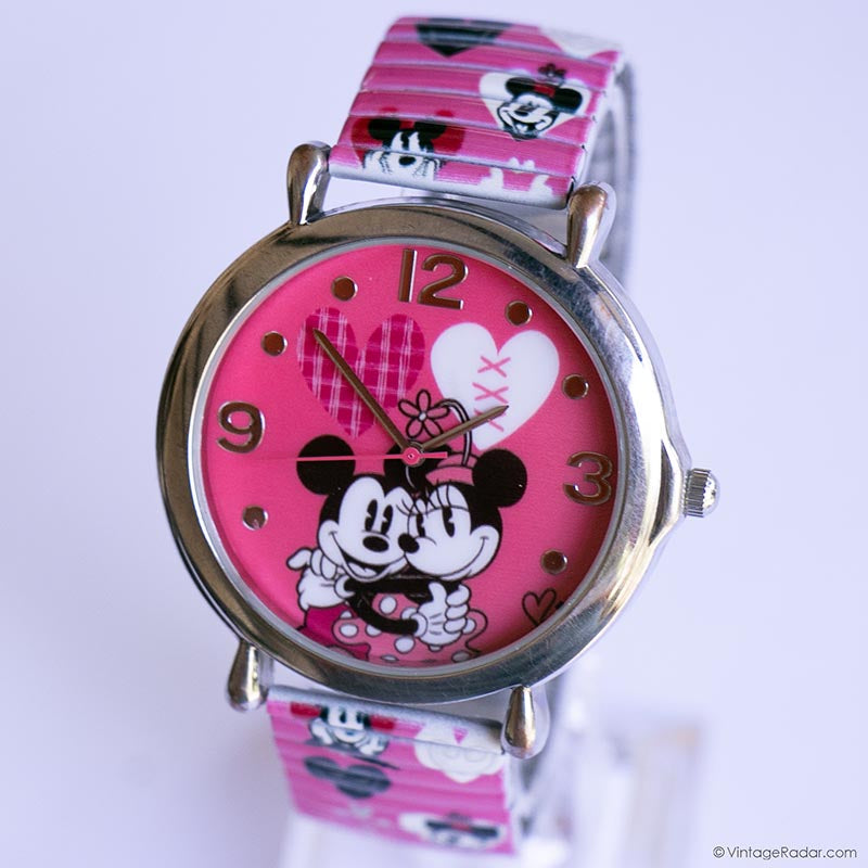 Pink Mickey and Minnie Mouse Watch for Women | Vintage 