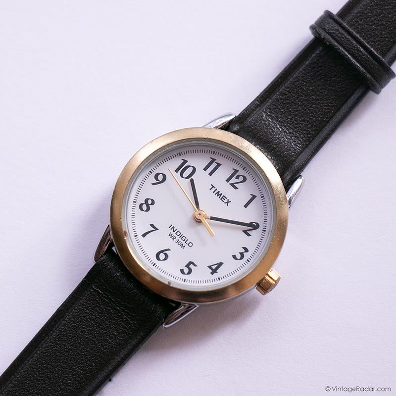 Classic Vintage Two-tone Timex Indiglo Quartz Watch for  display picture 1