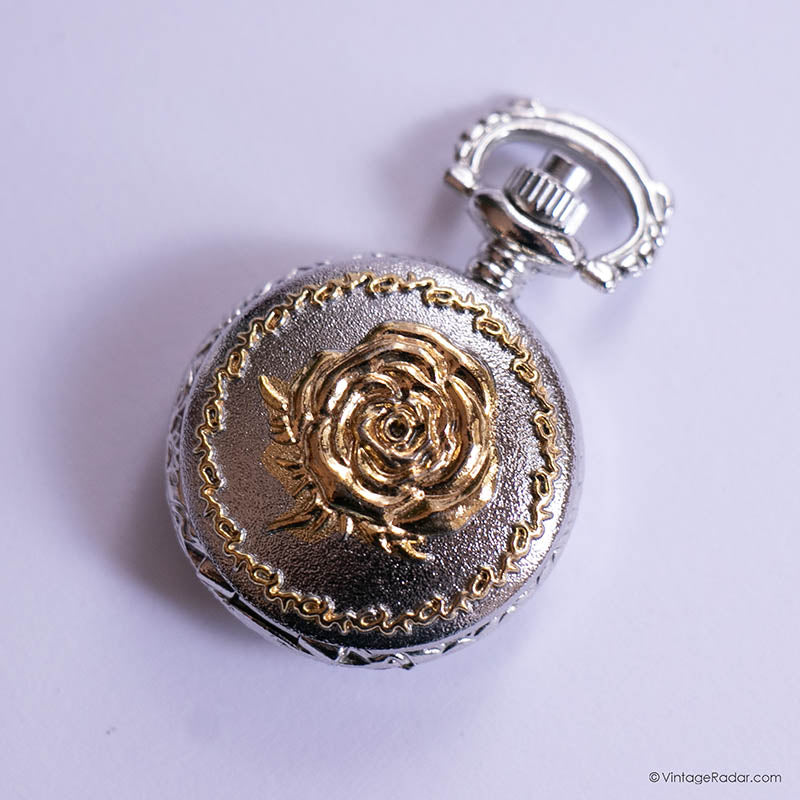 OROLOGIO DA TASCA Retrò Antico Grande Orologio Da Tasca Carpa Vintage - Foto 4