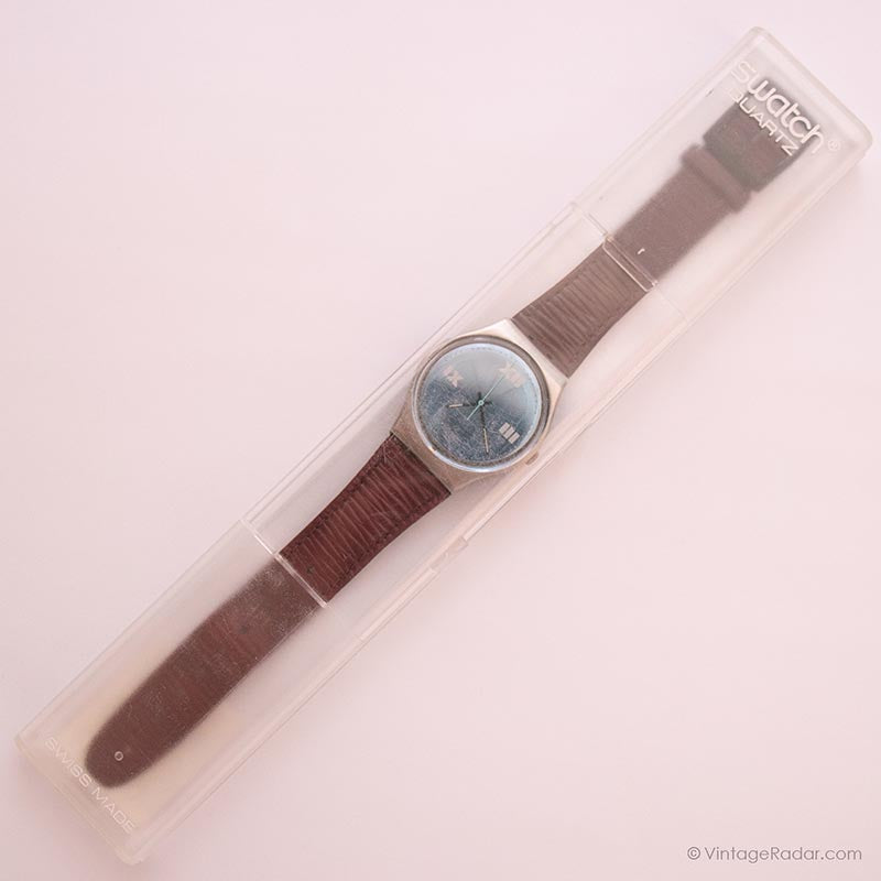 1991 Swatch GX121 PLAZA Watch | 90s Vintage Swatch Gent Originals