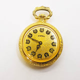 Gold-tone Kerfran Pocket Watch | Little Vintage Pocket Watch - Vintage Radar