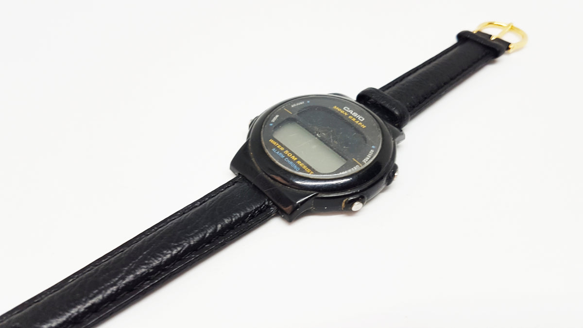 Vintage Casio Moon Graph GMW-15 Watch | Digital Sports Watch