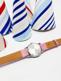 Lorus Quartz V811-0150 Mickey Mouse Watch with Pink Strap | 90s Watch - Vintage Radar