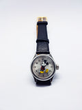 Ingersoll Mickey Mouse Watch | Silver-Tone Disney Quartz Watch For Him - Vintage Radar