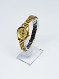 1980s Lorus Y481 8730 by Seiko Watch | Lorus Gold Coin Mickey Mouse Watch - Vintage Radar