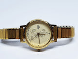 1980s Lorus Y481 8730 by Seiko Watch | Lorus Gold Coin Mickey Mouse Watch - Vintage Radar