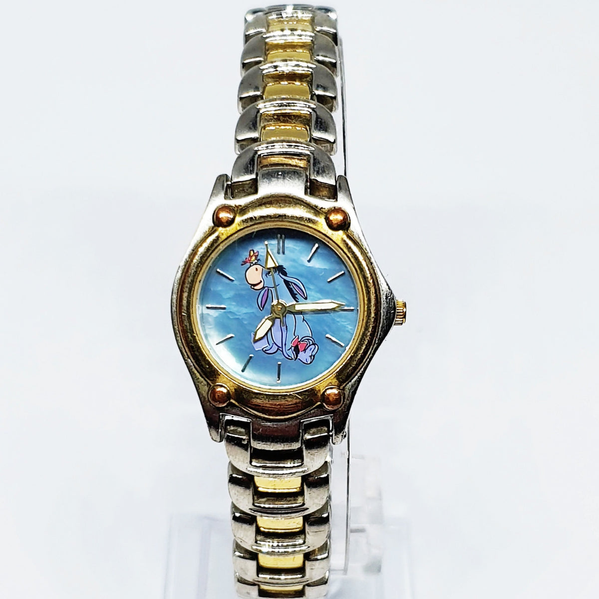 Luxury Two Tone Eeyore Blue Seiko MU0670 Watch | Rare Disney