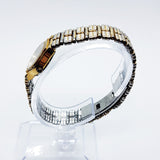 Vintage de dos tonos de 1988 Caravelle Por Bulova Cuarzo reloj para mujeres