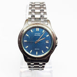 Blue Dial Citizen Eco-Drive Vintage Watch | Eco-Friendly Citizen Watches - Vintage Radar